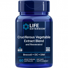 Life Extension Cruciferous Vegetable Extract Blend and Resveratrol, 60 vege caps